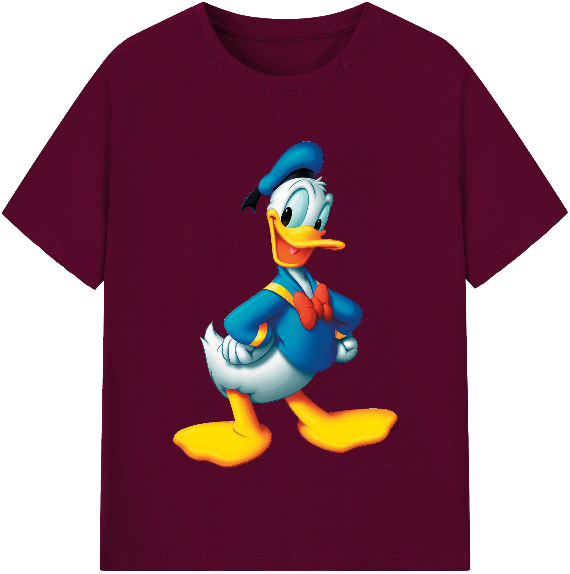 （画像用） ミッキーマウス Mickey Mouse レディースカジュアルプリントTシャツ（綿100％）